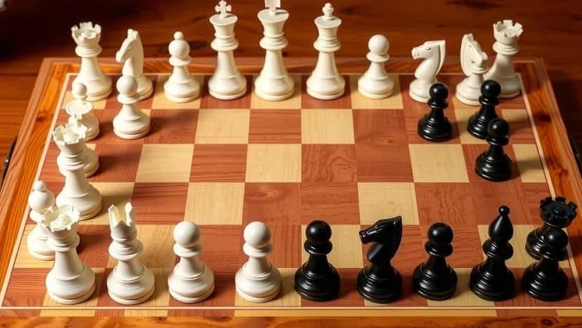 Hur ska schackpjäserna stå på brädet
